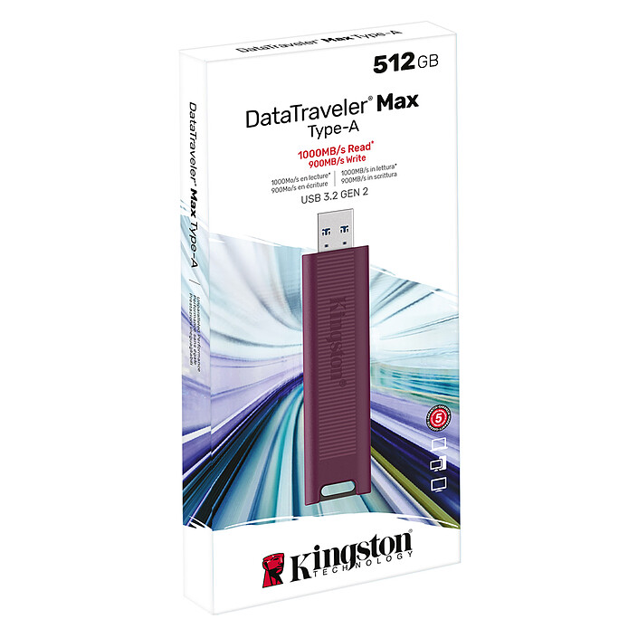Avis Kingston DataTraveler Max 512 Go (USB-A)
