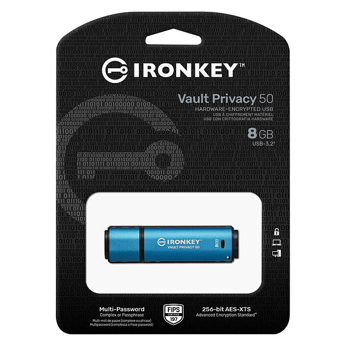 Nota Kingston IronKey Vault Privacy 50 8GB