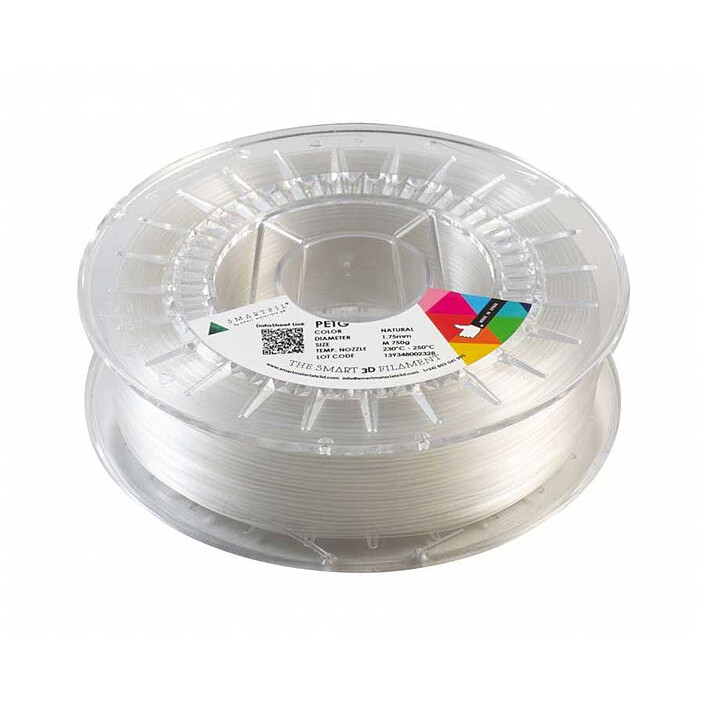 Materiales inteligentes 3D PETG Smartfil 750g 1,75mm - Natural