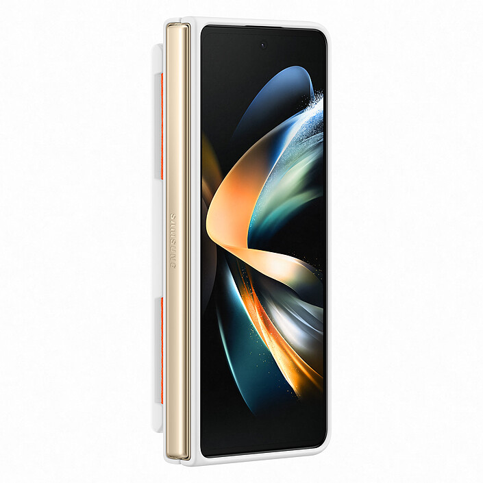 Nota Samsung Custodia in silicone Cordino Bianco Galaxy Z Fold 4