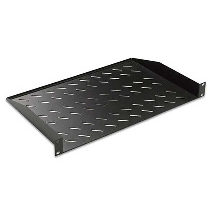 Ekivalan 19" Fixed Tray, 1U, 2 points, 250 mm deep - Black