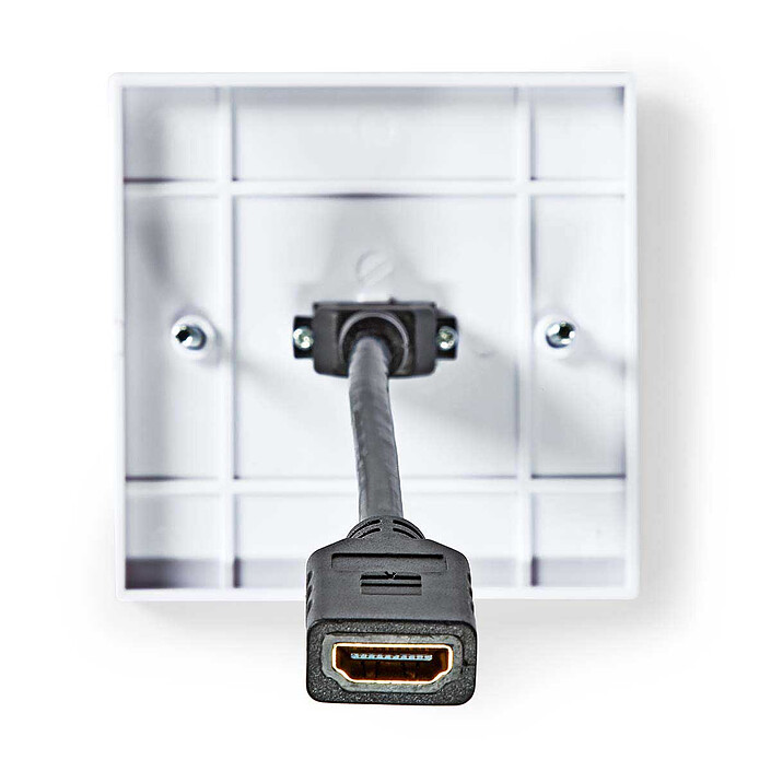Avis Nedis Boîtier de montage mural HDMI avec port unique (montage encastré)