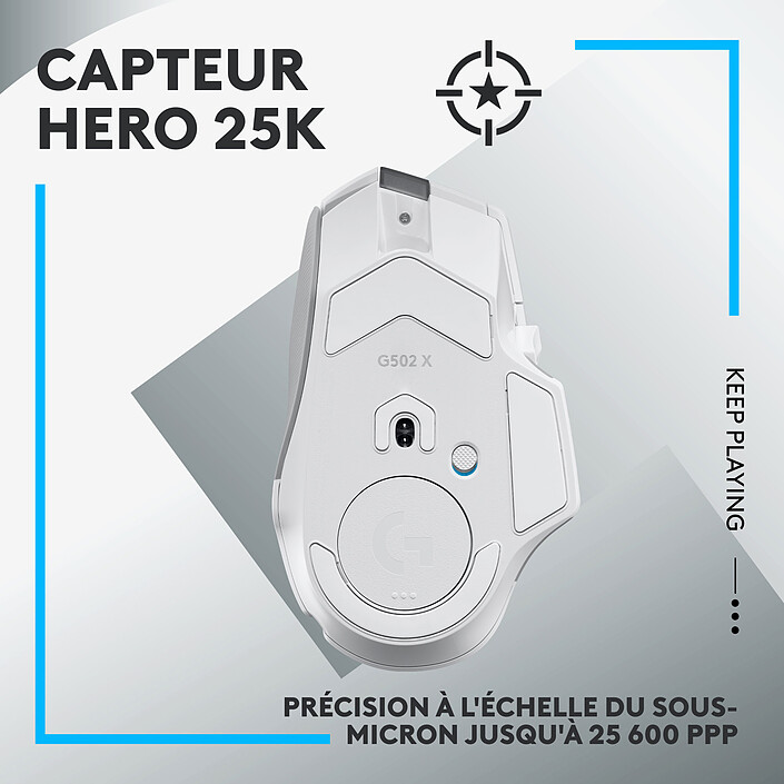 Acquista Logitech G G502X Lightspeed Bianco