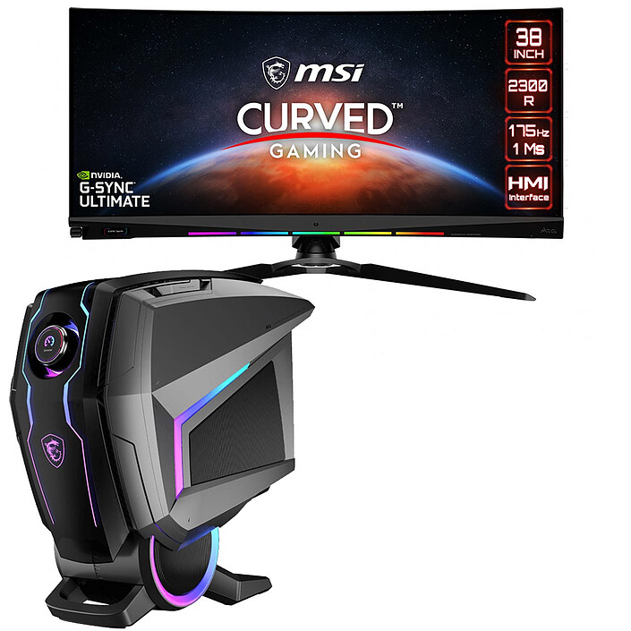 MSI MEG Aegis Ti5 11TJ-081EU + MSI Optix MEG381CQR Plus