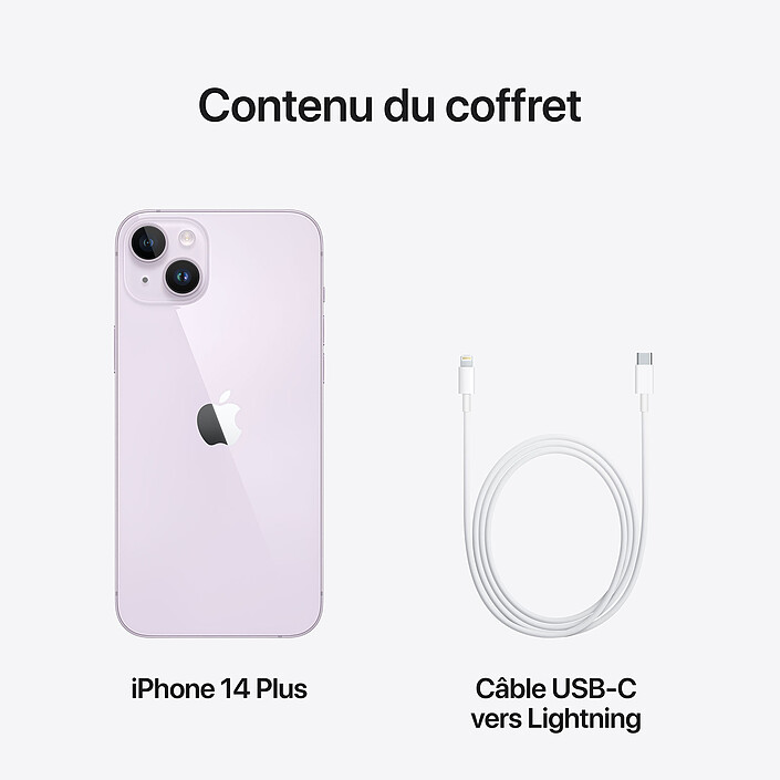 Apple iPhone 14 Plus 128 Go Mauve pas cher