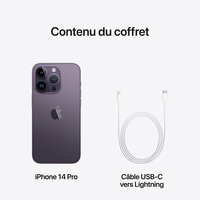 Apple iPhone 14 Pro 256 Go Violet Intense · Reconditionné pas cher
