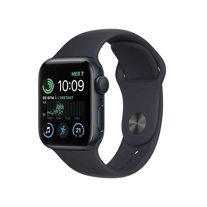 Apple Watch SE GPS (2022) Midnight Aluminium Sport Band 40 mm