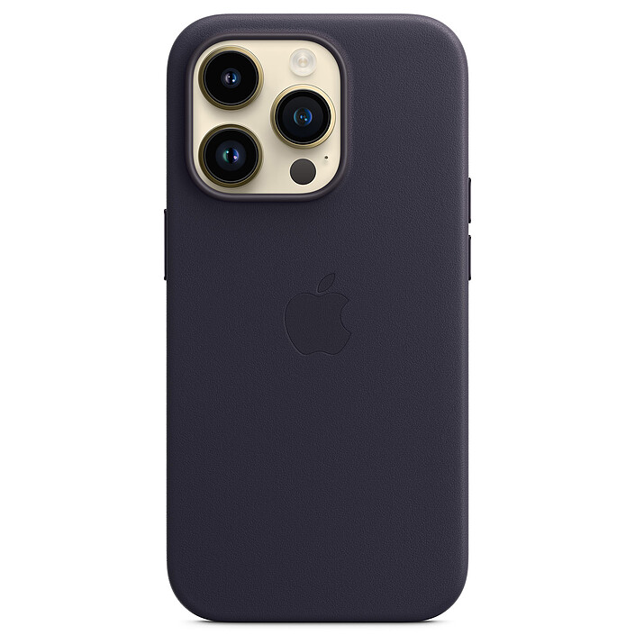 Apple Leather Case with MagSafe Purple Ink Apple iPhone 14 Pro