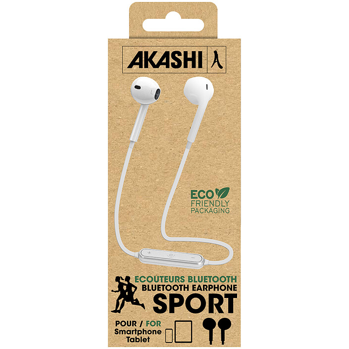 Acheter Akashi Ecouteurs Bluetooth avec Micro Argent