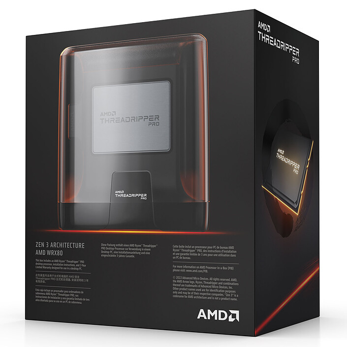 Acheter AMD Ryzen Threadripper PRO 5995WX (4.5 GHz Max.)