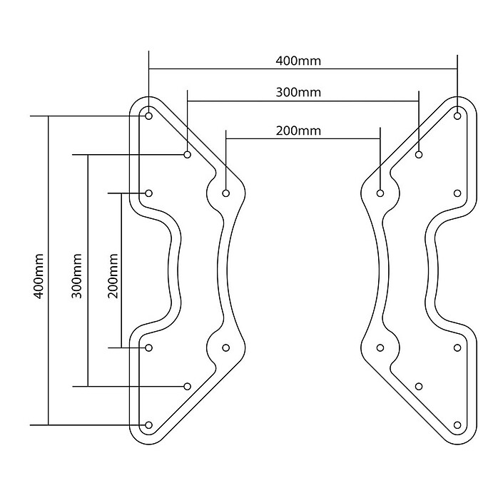 Comprar Goobay Adaptador VESA L para TV de 32" a 58"