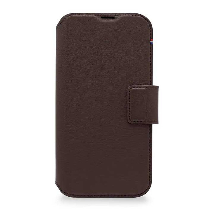 Review DECODED Leather Folio Case for iPhone 14 Pro Max Brown