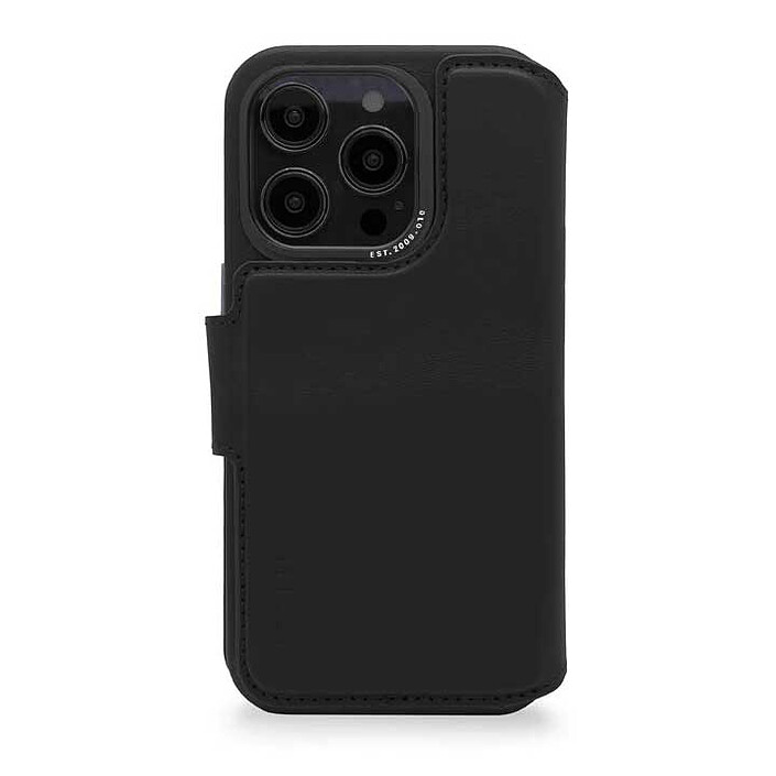 DECODED Detachable leather folio case for iPhone 14 Pro Black