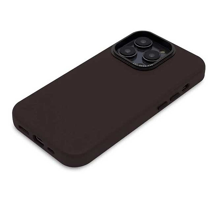 Avis DECODED Coque en cuir pour iPhone 14 Pro Marron