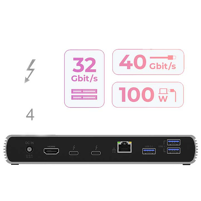 Acheter ICY BOX IB-DK8801-TB4