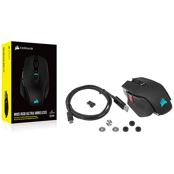 Corsair Gaming M65 RGB Ultra Wireless (Noir) pas cher