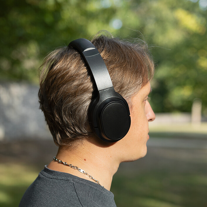 Acheter Akashi Casque Eco Sans Fil Bluetooth 5.0 Noir