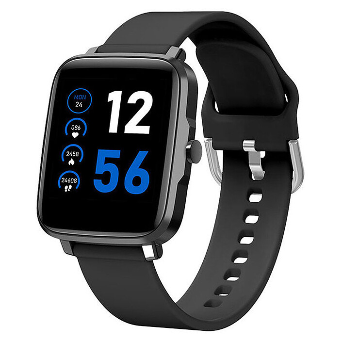 Akashi Montre Connectée Ecran Tactile 1.69" (Noir)