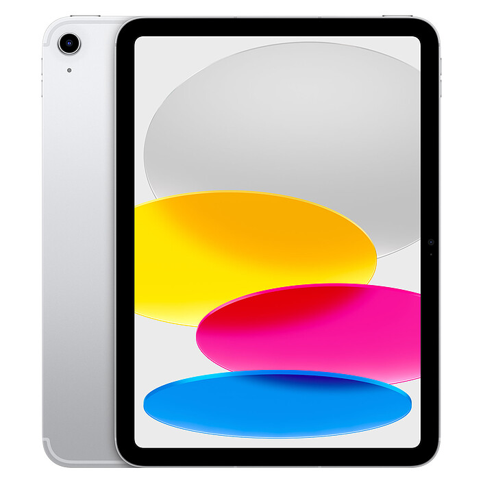 Apple iPad (2022) 256 Go Wi-Fi + Cellular Argent · Reconditionné