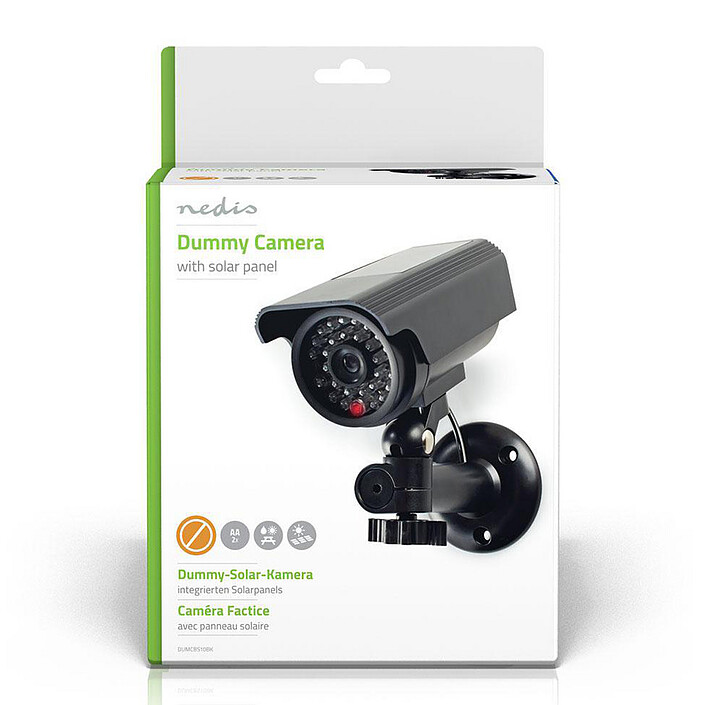 cheap Nedis LED Camera with solar panel