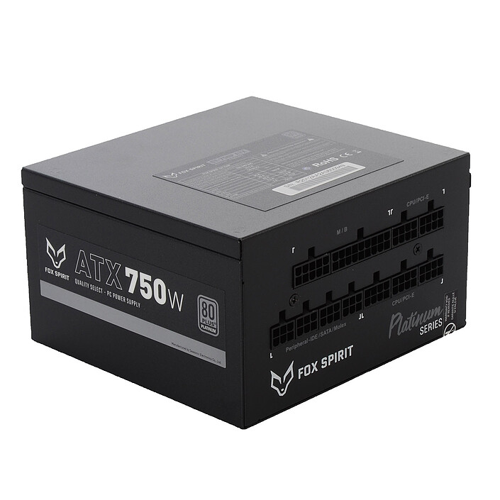 Avis Mars Gaming MC-ART Noir + Fox Spirit GT-750P V2 80PLUS Platinum 