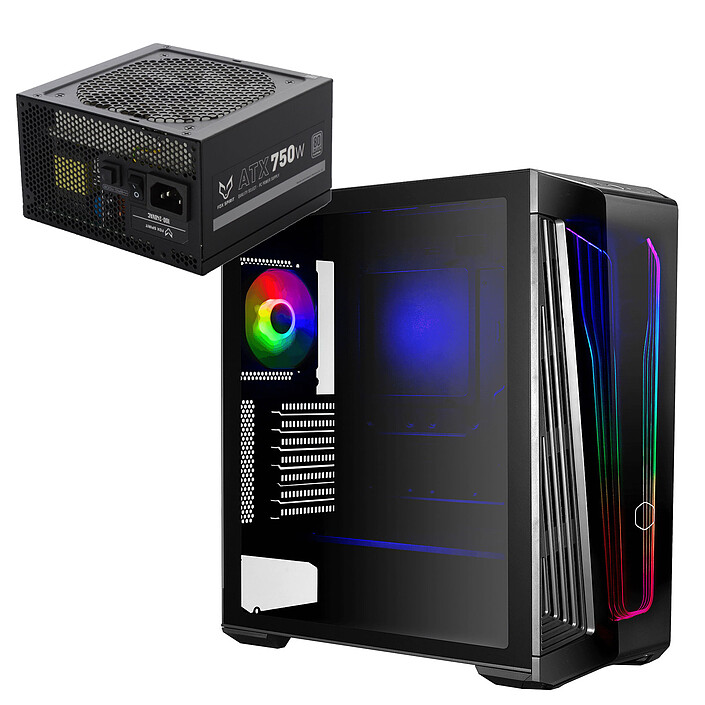 Cooler Master MasterBox MB540 ARGB + Fox Spirit GT-750P V2 80PLUS Platinum 
