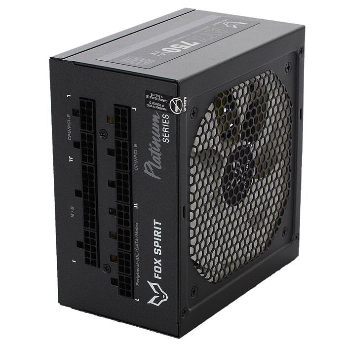 Corsair iCUE 5000X RGB Tempered Glass (Noir) + Fox Spirit GT-750P V2 80PLUS Platinum  pas cher