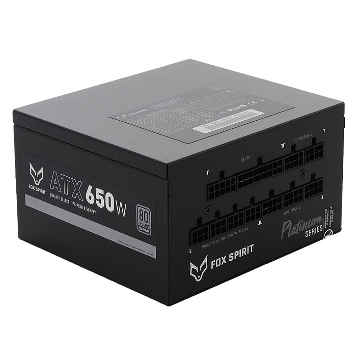 Avis Mars Gaming MC-ART Blanc + Fox Spirit GT-650P V2 80PLUS Platinum 