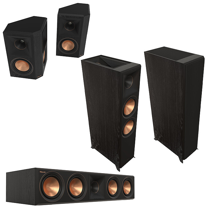 Klipsch Pack Atmos HCS RP-8060FA II Ebène