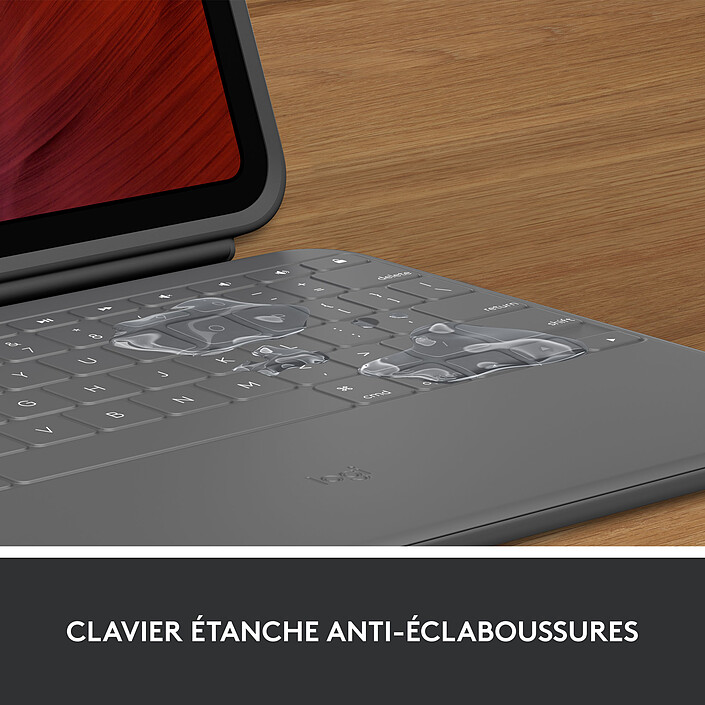 Avis Logitech Rugged Folio iPad 10.9" (10e génération & A16) (Gris Oxford)