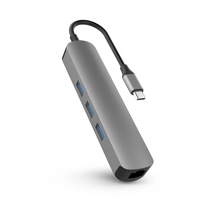 Hyper Hub Tube 6-in-1 USB-C HyperDrive - Grigio