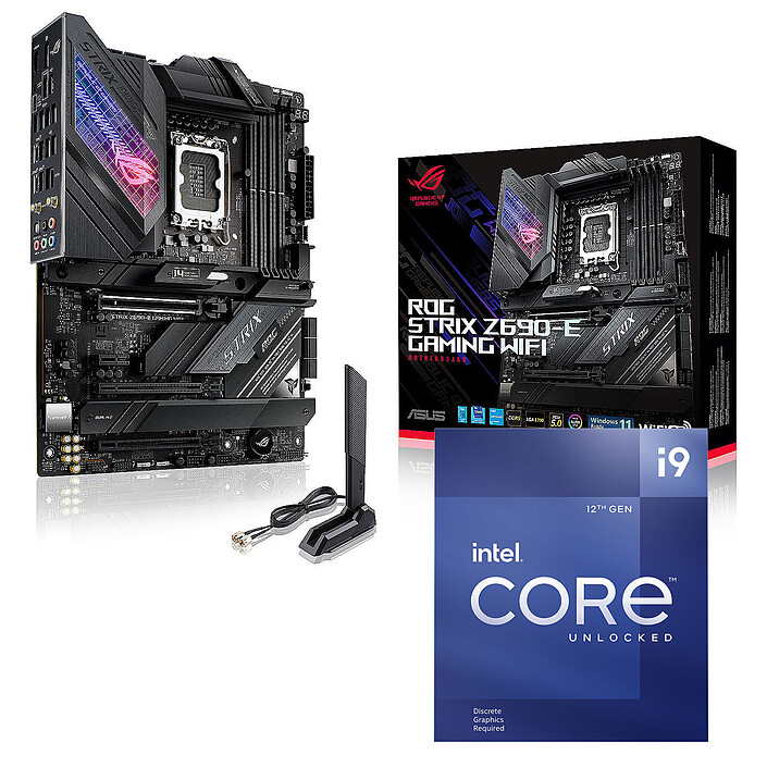 Kit Upgrade PC Core i9-12900KF ASUS ROG STRIX Z690-E GAMING WIFI