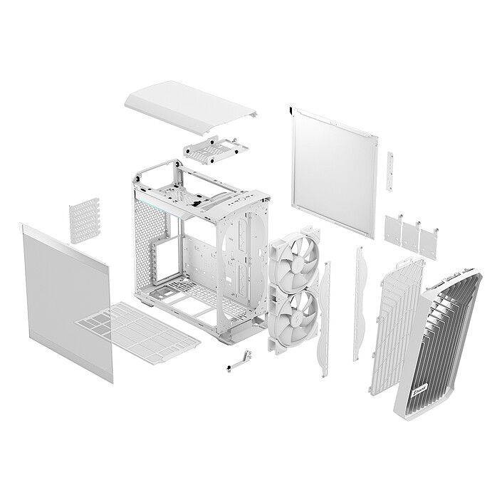 Fractal Design Torrent Compact RGB TG (Blanc) pas cher