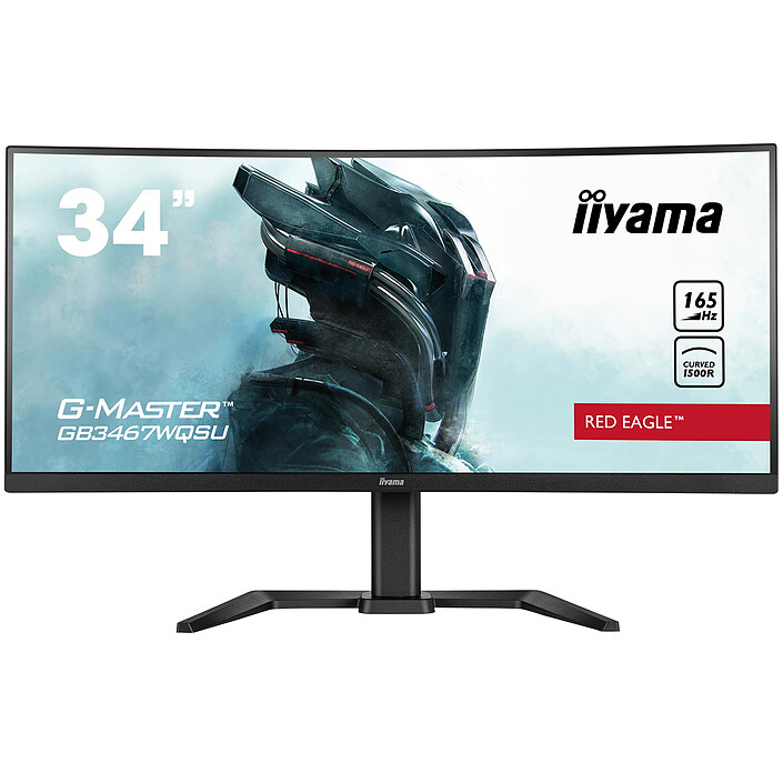 iiyama 34" LED - G-MASTER GB3467WQSU-B5 Red Eagle