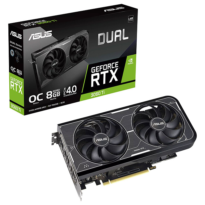 ASUS GeForce RTX 3060 Ti Edición Dual OC 8GB GDDR6X (LHR)