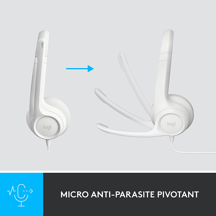 Opiniones sobre Auriculares USB Logitech H390 (Blanco hueso)