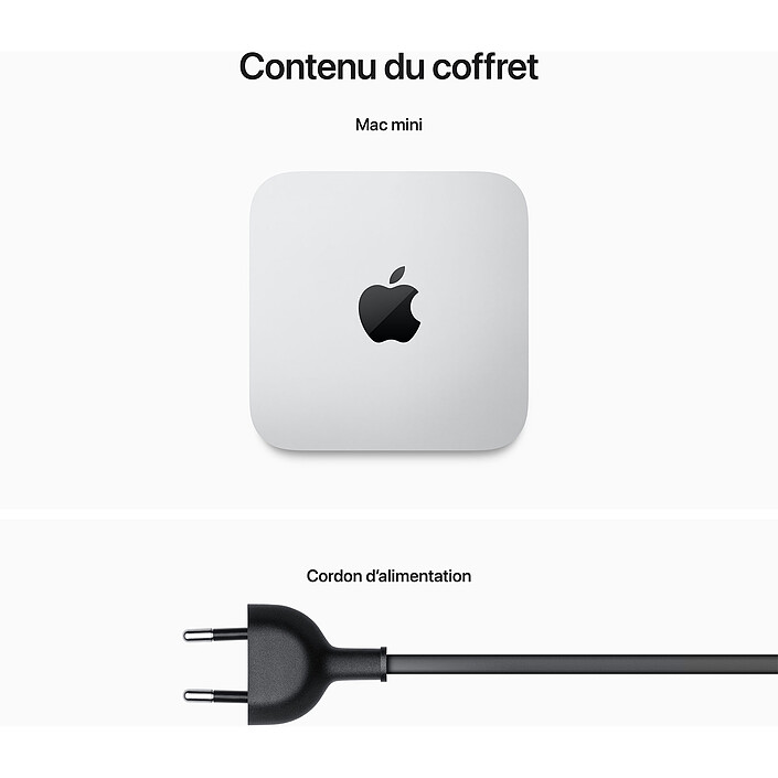 Apple Mac Mini M2 (MMFJ3FN/A-16GB-1TB) pas cher