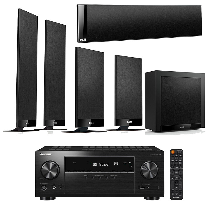 Pioneer VSX-935 Noir + KEF T205