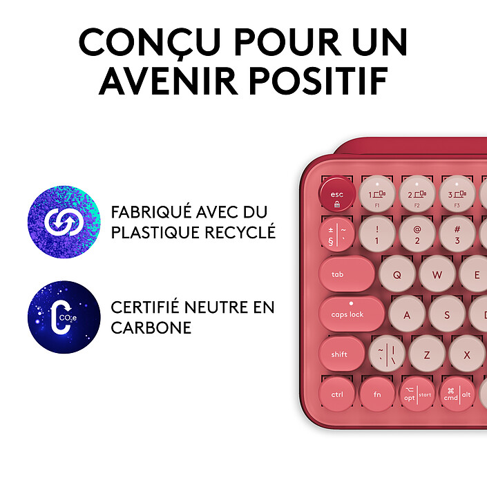 Logitech POP Keys (Heartbreacker) pas cher