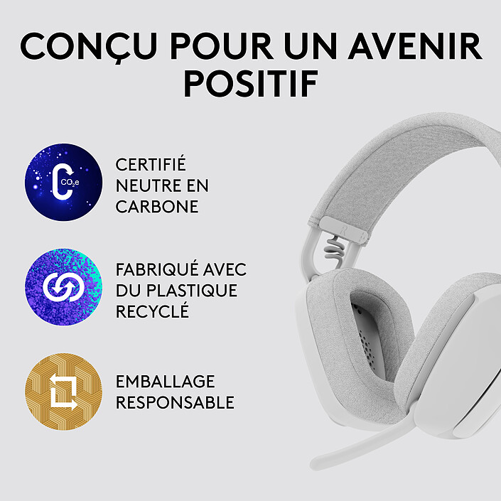 Logitech Zone Vibe 100 Blanc pas cher