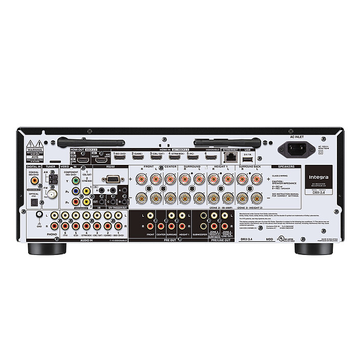 cheap Integra DRX 3.4 Black + Taga Harmony PF-600 Silver
