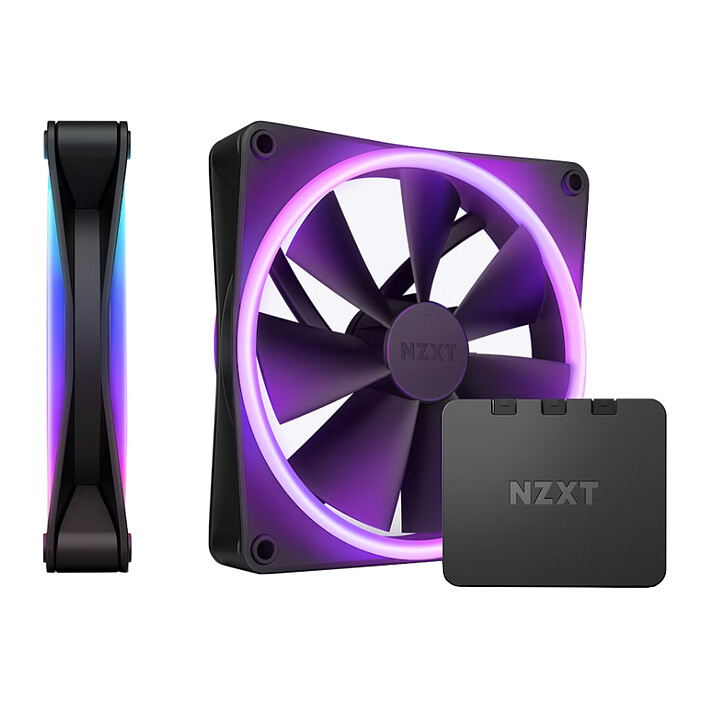 NZXT F140 RGB Duo Double Pack (Noir) 