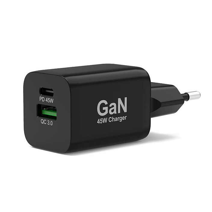 PORT Connect Cargador combinado USB-C Power Delivery / USB-A de 45 W
