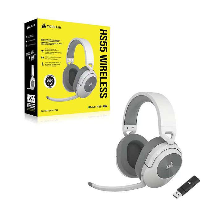 Corsair HS55 senza fili (bianco)