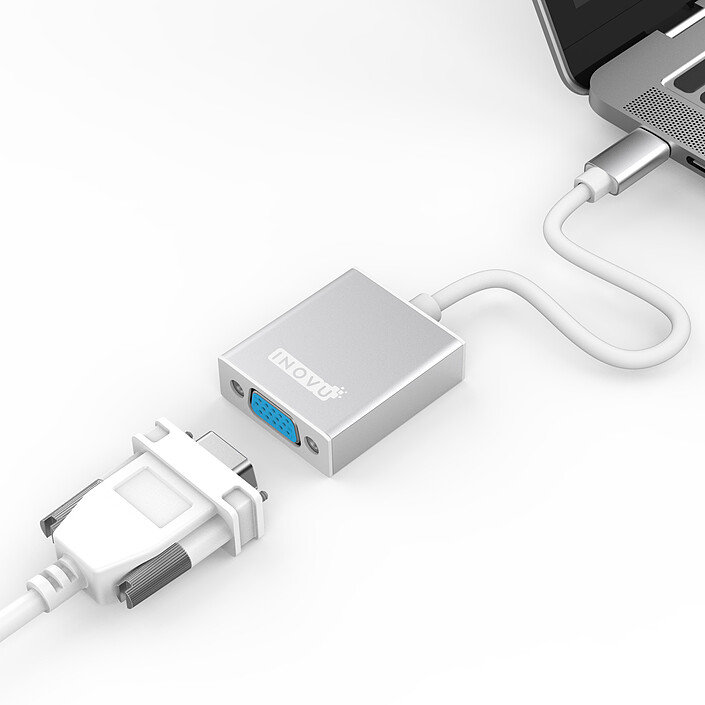 cheap INOVU USB-C to VGA Adapter