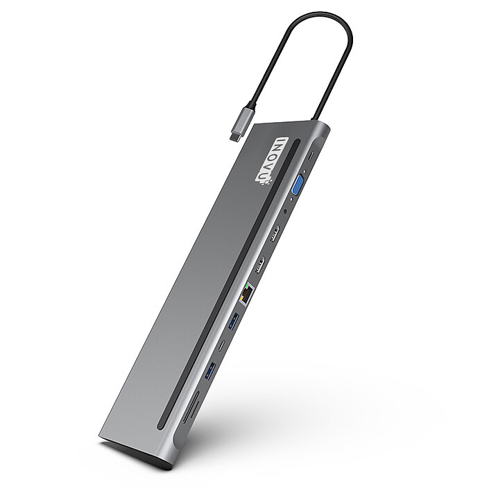Avis INOVU Station d'accueil USB-C 12 en 1 (INST12CA1)