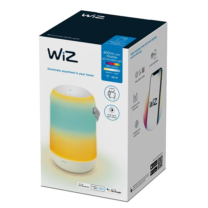 Opiniones sobre Luz portátil WiZ Wi-Fi BLE
