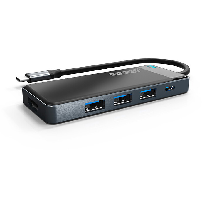 Avis INOVU Station d'accueil USB-C 6 en 1 (HDMI/USB/SD)