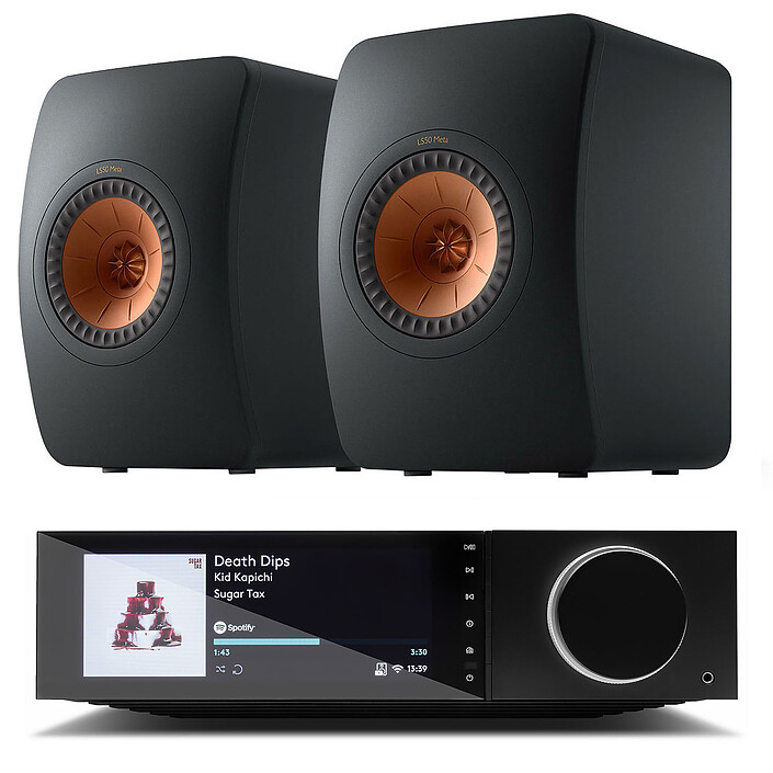 Cambridge Audio EVO 150 + KEF LS50 Meta Noir Carbone