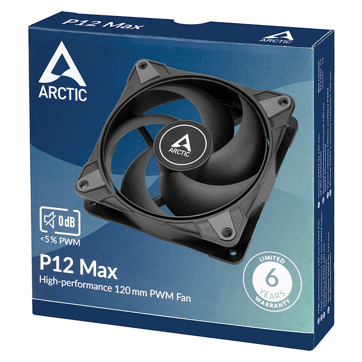 Arctic P12 Max (Noir) pas cher